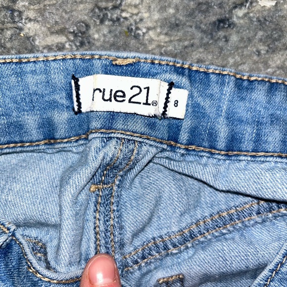 Rue21 Light Blue Distressed Boyfriend Jeans - Picture 2 of 2